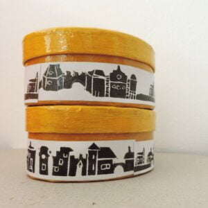 Cutie decorativă căsuțe